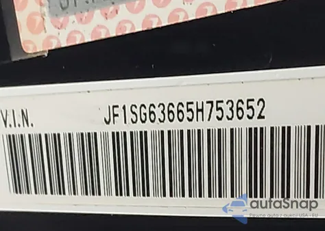 2005 Subaru Forester 2.5X из США, поврежденный, VIN JF1SG63665H753652